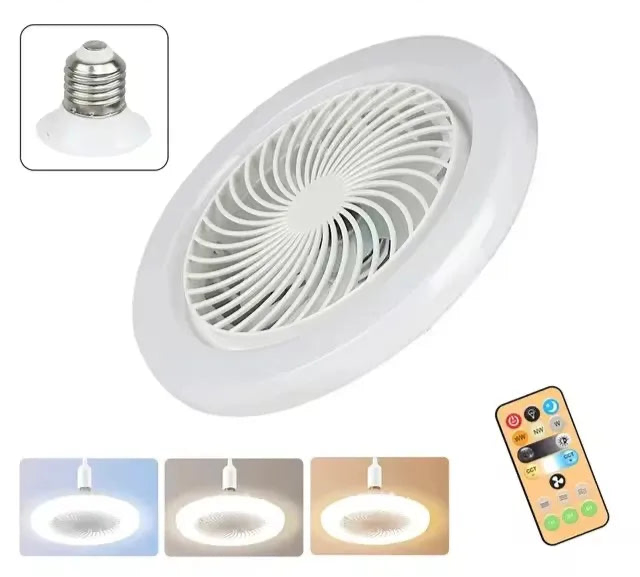 Ventilador de Teto Inteligente 3 em 1 XMSJ com Iluminação e Controle Remoto